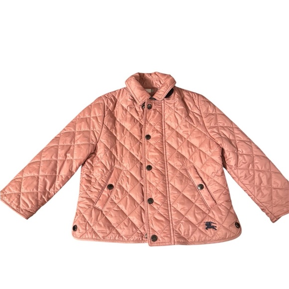 Burberry Pink Quilted Jacket - size 18mo - Picture 1 of 5